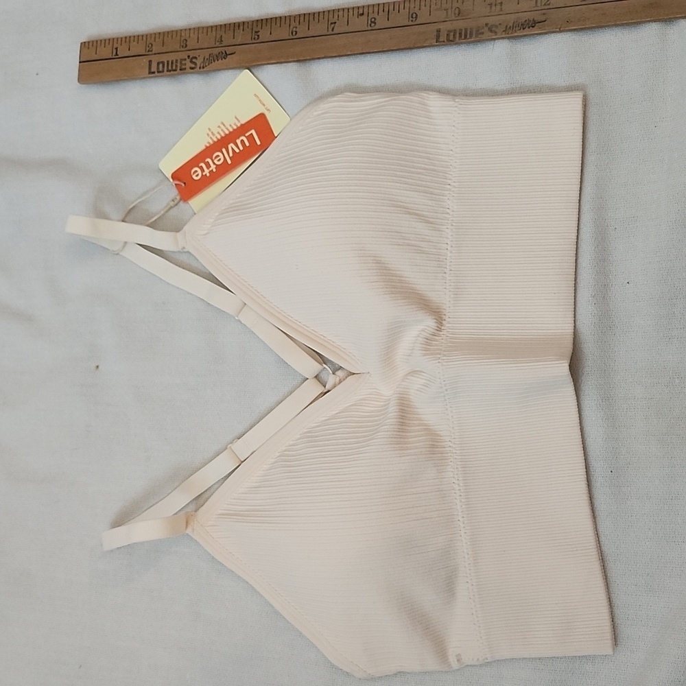 NWT Luvlette Racerback Ribbed Bra - Picture 4 of 14